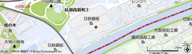 日鉄鋼板株式会社周辺の地図