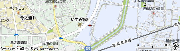 静岡県磐田市西貝塚2357周辺の地図