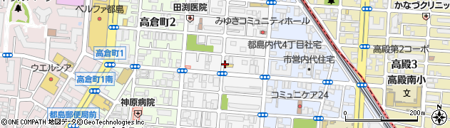 大阪府大阪市都島区御幸町周辺の地図