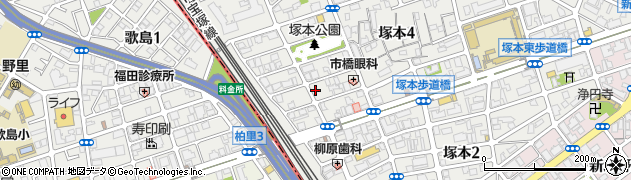 正田商店周辺の地図