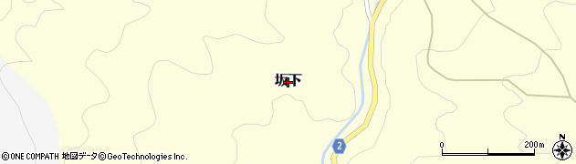 三重県伊賀市坂下周辺の地図