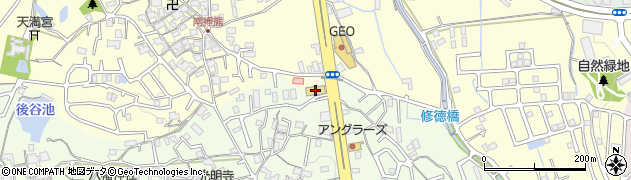 ジャパン奈良押熊店周辺の地図