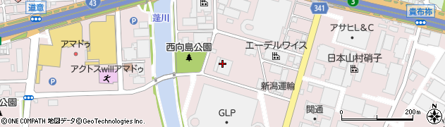 エスケーロジ株式会社　尼崎営業所周辺の地図
