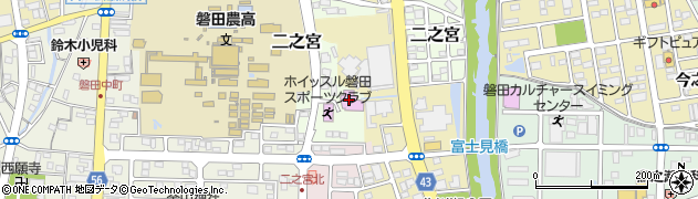 ホイッスル磐田スポーツクラブ周辺の地図