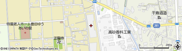 静岡県磐田市下万能100周辺の地図