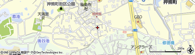 奈良県奈良市押熊町140周辺の地図