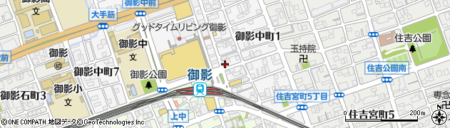 シティネット株式会社　阪神御影店周辺の地図