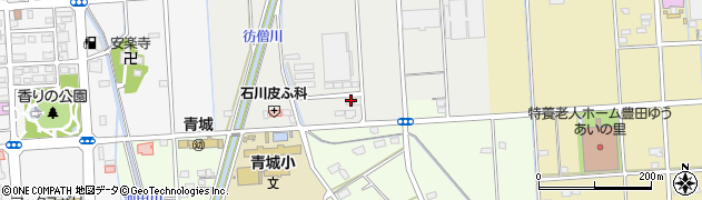静岡県磐田市宮之一色725周辺の地図