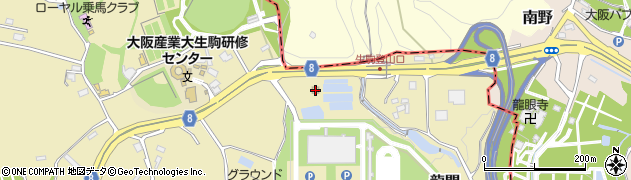 阪奈園へら鮒センター周辺の地図