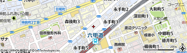 神戸市都市整備公社フォレスタ六甲管理事務所周辺の地図