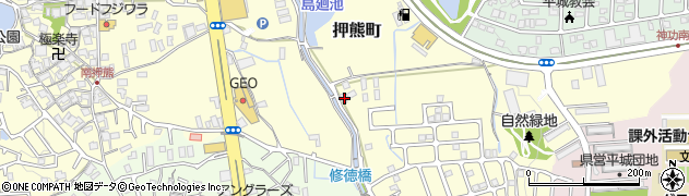 奈良県奈良市押熊町641周辺の地図