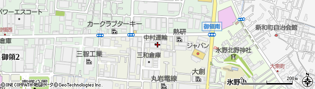 中村運輸倉庫株式会社大東事業所周辺の地図