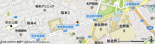 囲碁サロン塚本周辺の地図