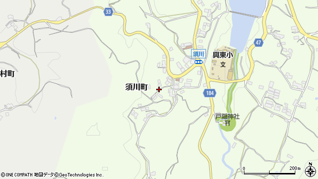 〒630-1111 奈良県奈良市須川町の地図