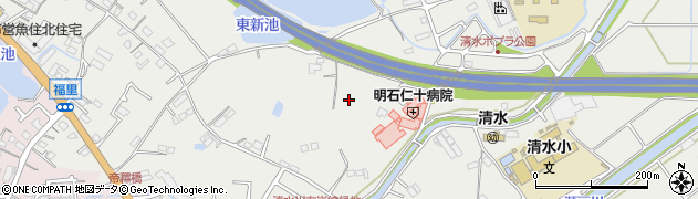 兵庫県明石市魚住町清水1967周辺の地図