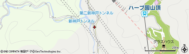 兵庫県神戸市中央区葺合町山郡1周辺の地図
