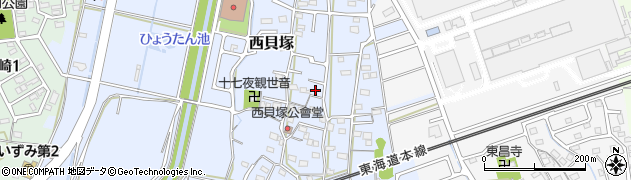 静岡県磐田市西貝塚1914周辺の地図