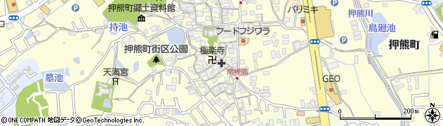 奈良県奈良市押熊町155周辺の地図