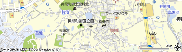 奈良県奈良市押熊町180周辺の地図