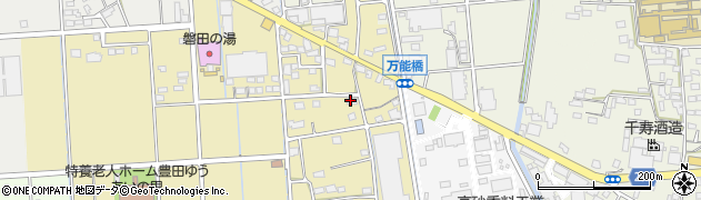 静岡県磐田市下万能188周辺の地図