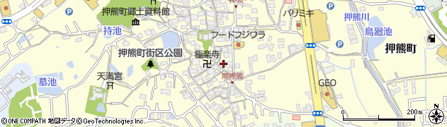 奈良県奈良市押熊町258周辺の地図