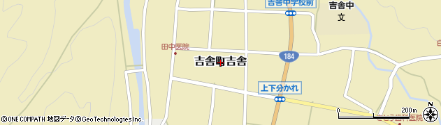 広島県三次市吉舎町吉舎周辺の地図