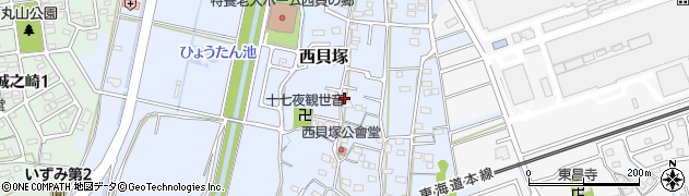 静岡県磐田市西貝塚1918周辺の地図