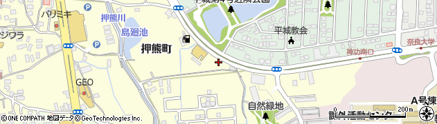 奈良県奈良市押熊町758周辺の地図