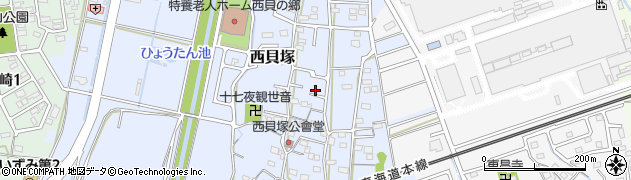 静岡県磐田市西貝塚1915周辺の地図