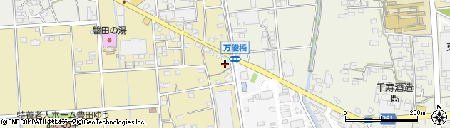 静岡県磐田市下万能138周辺の地図