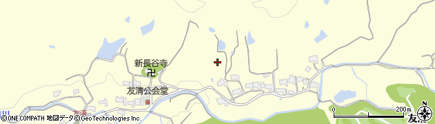 兵庫県神戸市西区櫨谷町（友清）周辺の地図