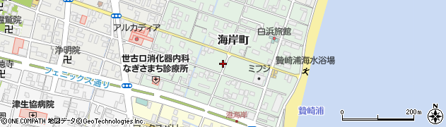 三重県津市海岸町周辺の地図