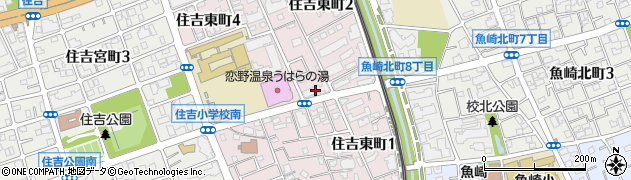 スターハイツ住吉川管理事務所周辺の地図