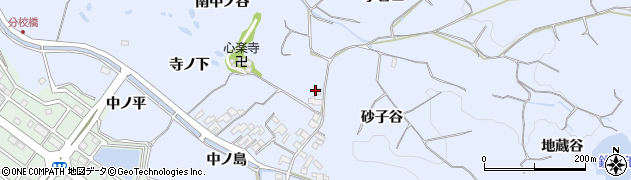 京都府木津川市梅谷（南中ノ谷）周辺の地図