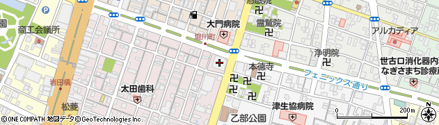 株式会社百五銀行　岩田橋倶楽部周辺の地図