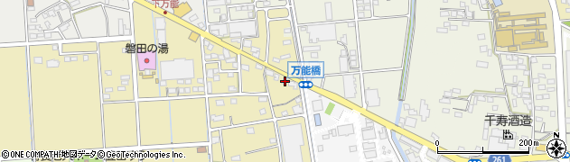 静岡県磐田市下万能152周辺の地図