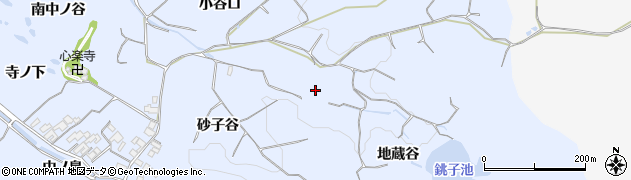 京都府木津川市梅谷地蔵谷周辺の地図