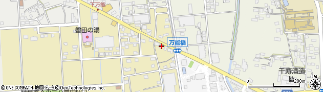 静岡県磐田市下万能153周辺の地図