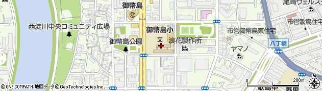 大阪市立御幣島小学校周辺の地図