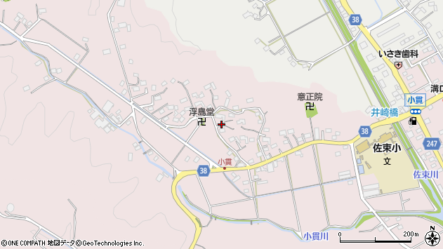 〒437-1407 静岡県掛川市小貫の地図