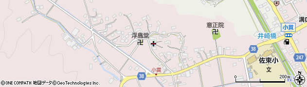 静岡県掛川市小貫周辺の地図
