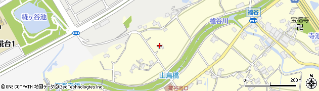 兵庫県神戸市西区櫨谷町（福谷）周辺の地図