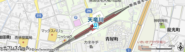 天竜川駅周辺の地図