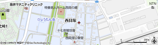 静岡県磐田市西貝塚1944周辺の地図