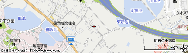 兵庫県明石市魚住町清水2556周辺の地図
