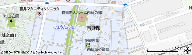 静岡県磐田市西貝塚1938周辺の地図