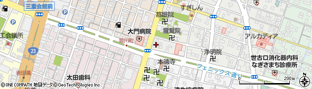 上宮寺周辺の地図