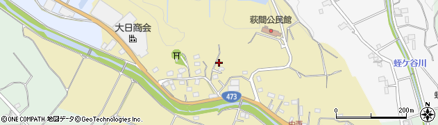 静岡県牧之原市中西周辺の地図