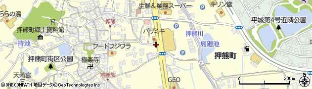 奈良県奈良市押熊町554周辺の地図