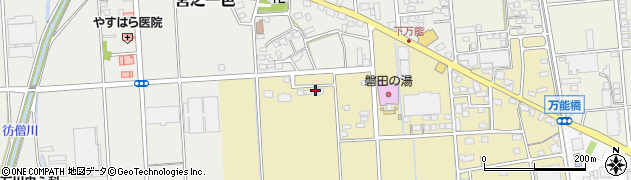 静岡県磐田市下万能744周辺の地図